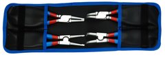 Набір знімачів стопорних кілець PLUS в сумці 140 (3-13mm) Unior Tools Set of lock rings pliers PLUS in bag