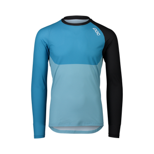 Джерсі POC MTB Pure LS Jersey (Uranium Black/Basalt Blue/Lt Basalt Blue, S)