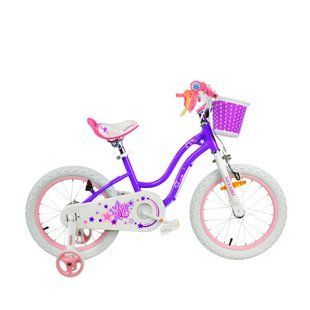 Дитячий велосипед RoyalBaby STAR GIRL 16", OFFICIAL UA, фіолетовий