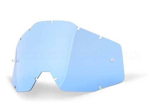 Лінза до маски 100% RACECRAFT/ACCURI/STRATA Replacement Lens Blue Anti-Fog, Colored Lens