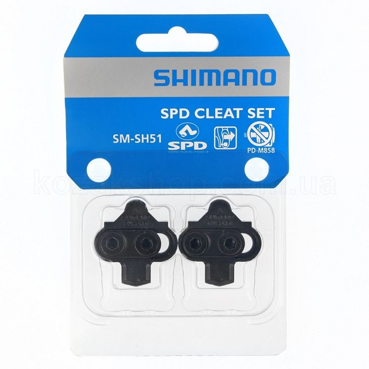 Шипи Shimano SM-SH51, МТВ SPD, без гайки шипа