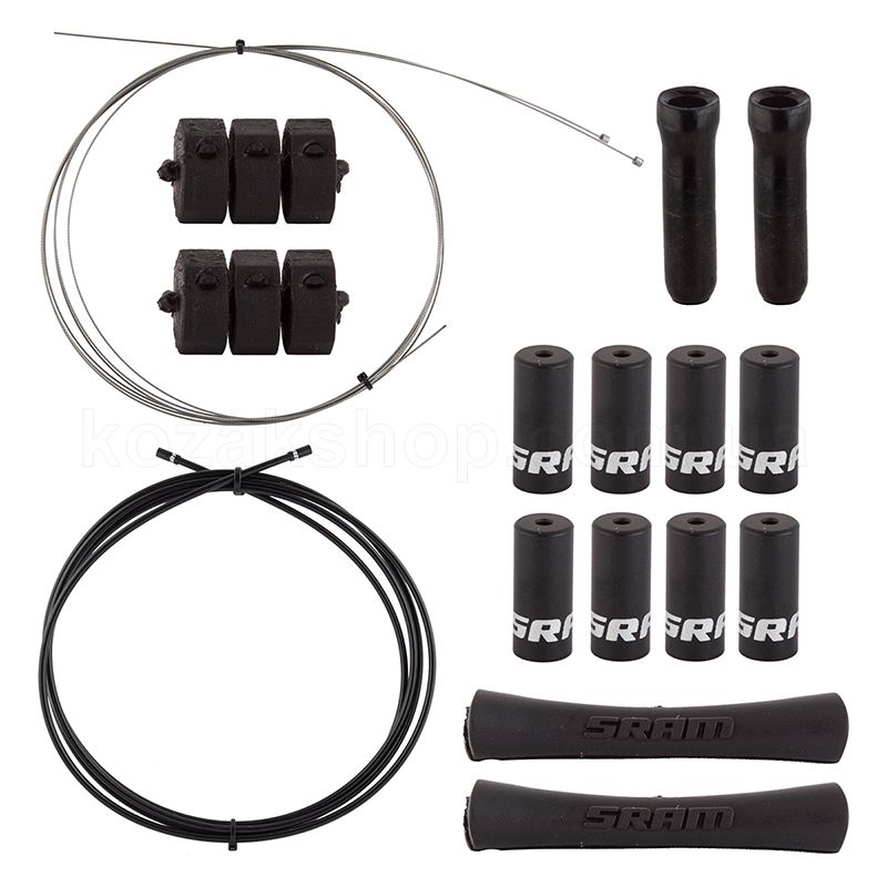 Трос і сорочка перемикання SRAM Shift Cable Kit Road/MTB Black