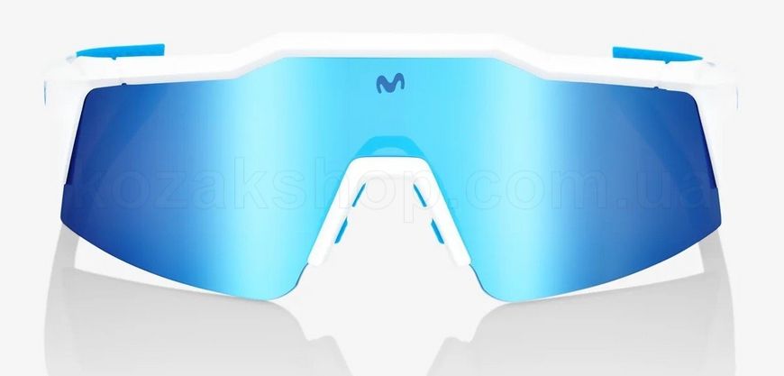 Окуляри Ride 100% SPEEDCRAFT SL - Movistar Team White - HiPER Blue Multilayer Mirror Lens, Mirror Lens