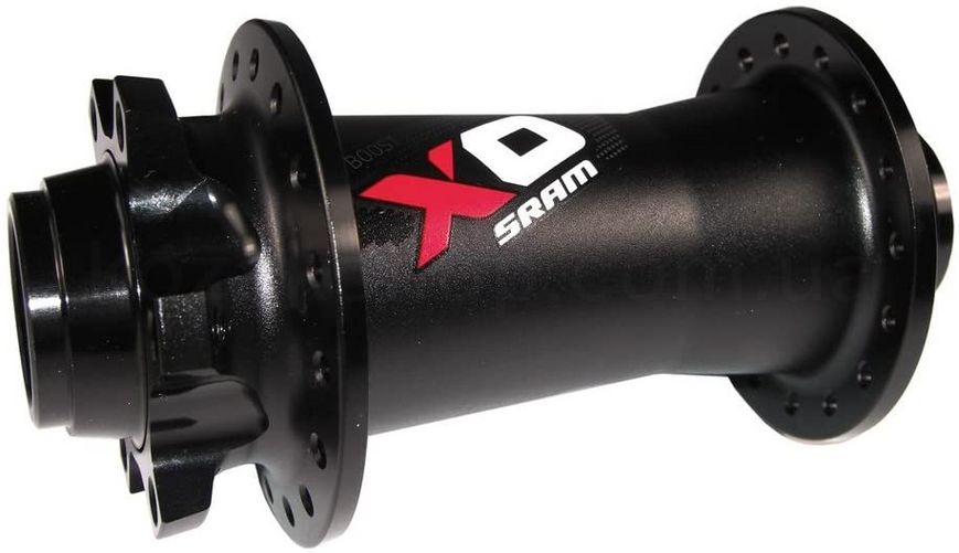 Втулка SRAM X0 DH Передняя 6-Bolt Disc 32H Black/Red, 20x110mm Boost Compatible (for Boost only Forks) - A1