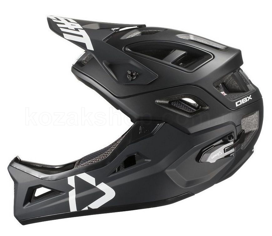 Вело шлем LEATT Helmet DBX 3.0 Enduro [Black/White], M