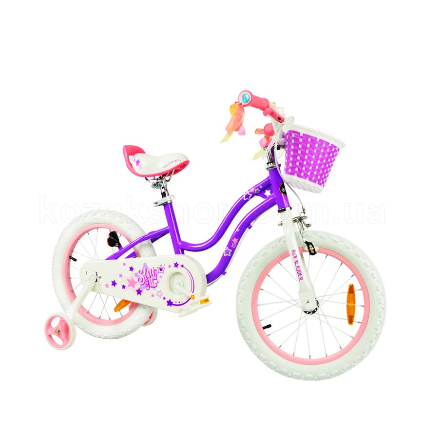 Детский велосипед RoyalBaby STAR GIRL 16", OFFICIAL UA, фиолетовый