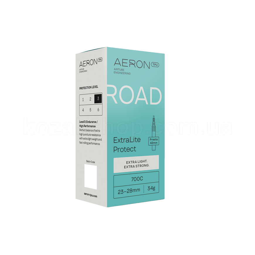 Камера AERON TPU Road ExtraLite Protect 700C / 23-28 / Presta 42 - 34грам
