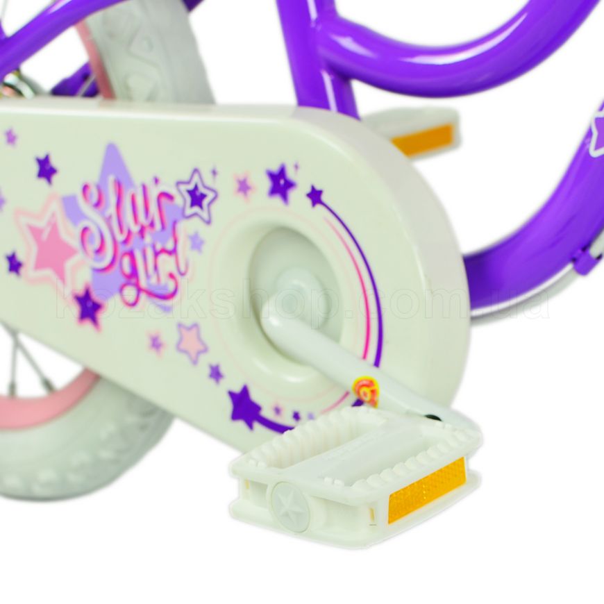 Дитячий велосипед RoyalBaby STAR GIRL 16", OFFICIAL UA, фіолетовий