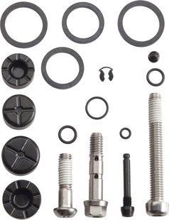 Ремкомплект калипера тормоза AVID DISC BRAKE CALIPER KIT - (INCLUDES PISTONS, SEALS, GUIDE PIN, BANJO & BOLTS) - ELIXIR X0/9 TRAIL A1 (11.5018.007.002)