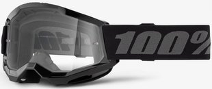 Детская маска Ride 100% STRATA 2 Youth Goggle Black - Clear Lens, Clear Lens