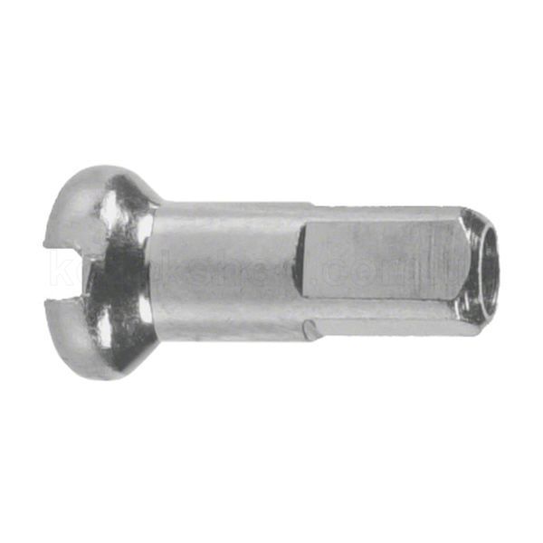 Ніпелі DT Swiss Standard Aluminium 2.0 x 12 mm 100шт Silver