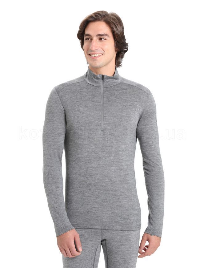 Термокофта Icebreaker 200 Oasis LS Half Zip MEN [Gritstone Heather] - M