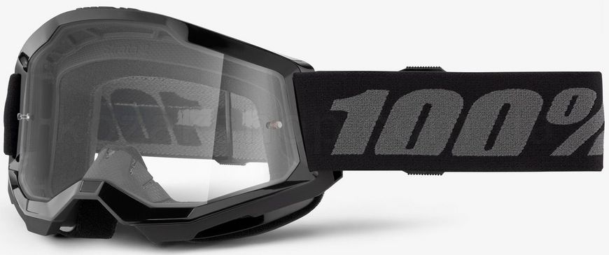 Детская маска Ride 100% STRATA 2 Youth Goggle Black - Clear Lens, Clear Lens