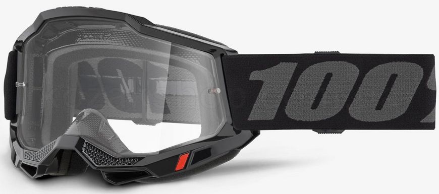 Маска Ride 100% ACCURI 2 OTG Goggle Black - Clear Lens, OTG