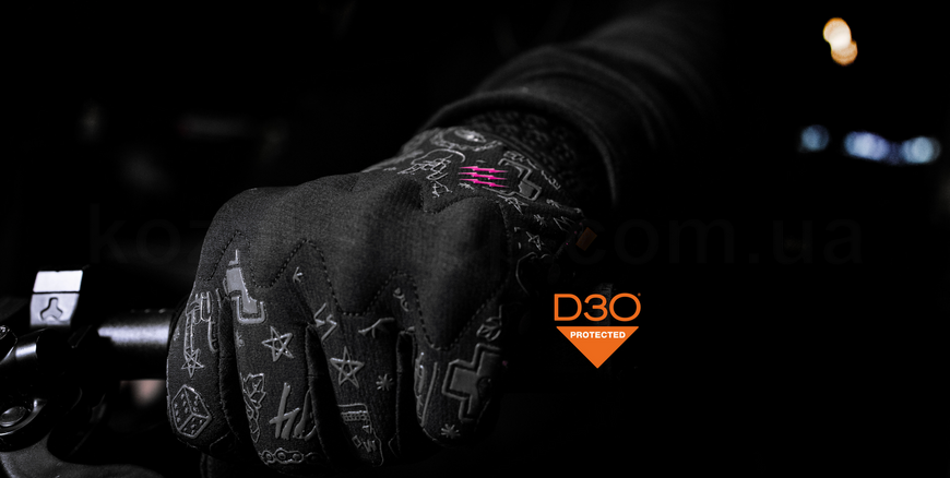 Вело перчатки Muc-Off D30 Rider Gloves [PUNK] - XL
