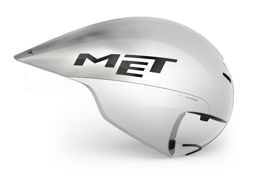 Аерошолом MET DRONE WIDE BODY II CE [WHITE METALLIC | GLOSSY] - M (55-58)