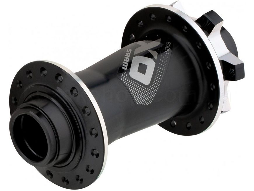 Втулка SRAM X0 DH Передня 6-Bolt Disc 32H Black/Silver, 20x110mm Boost Compatible (for Boost only Forks) - A1