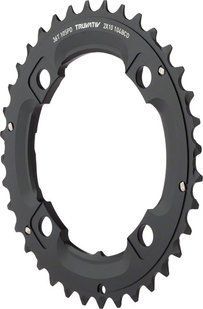 Зірка SRAM Chain Ring MTB 36T S1 104 BCD 49 chainline AL5 Blast Black 2x10 No Pin (36/22)