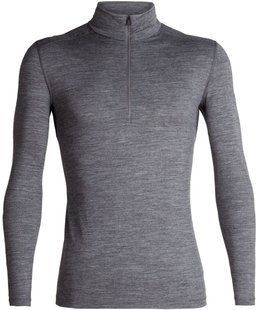Термокофта Icebreaker 200 Oasis LS Half Zip MEN [Gritstone Heather] - S