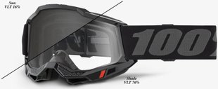 Маска Ride 100% ACCURI 2 OTG/UTV/ATV DESERT Goggle Black - Photochromic Lens, Photochromic Lens