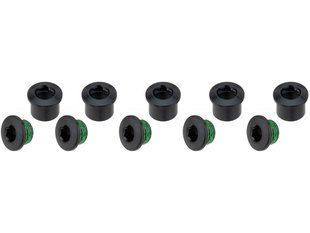 Бонки SRAM chainring bolt kit 5x2 M8.5x7 / M8.5x5 aluminum black qty 5