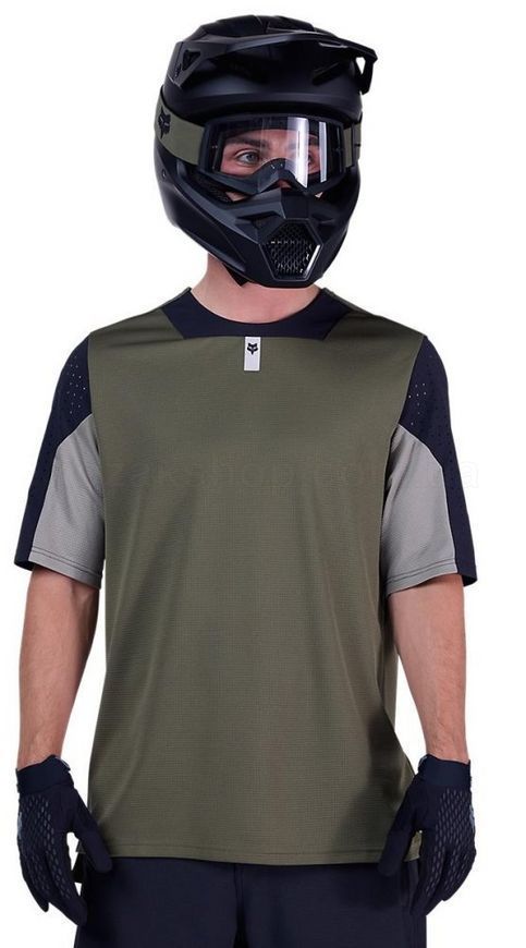 Вело джерси FOX DEFEND SS Jersey [Olive Green], M