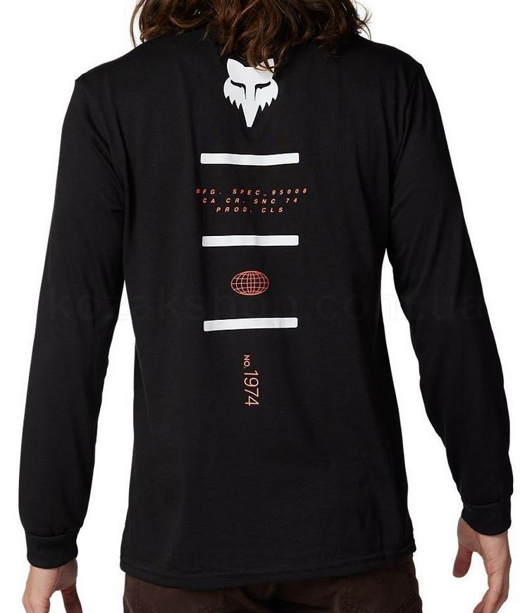 Футболка FOX MAGNETIC TECH Long Sleeve Tee [Black], L