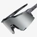 Велосипедные очки Ride 100% Speedcraft - Polished Translucent Crystal Grey - HiPER Silver Mirror Len, Mirror Lens