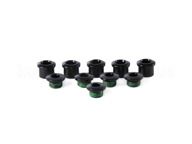 Бонки SRAM chainring bolt kit 5x2 M8.5x7 / M8.5x5 aluminum black qty 5