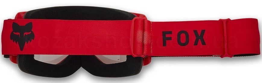 Маска FOX MAIN Goggle - CORE [Flo Red], Clear Lens