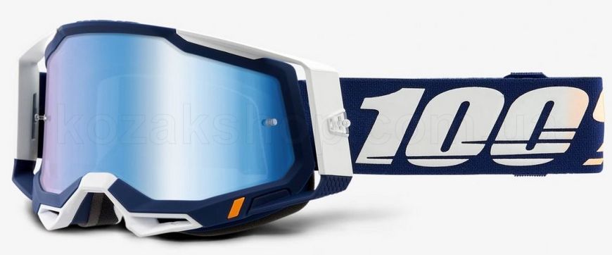 Маска 100% RACECRAFT 2 Goggle Concordia - Mirror Blue Lens