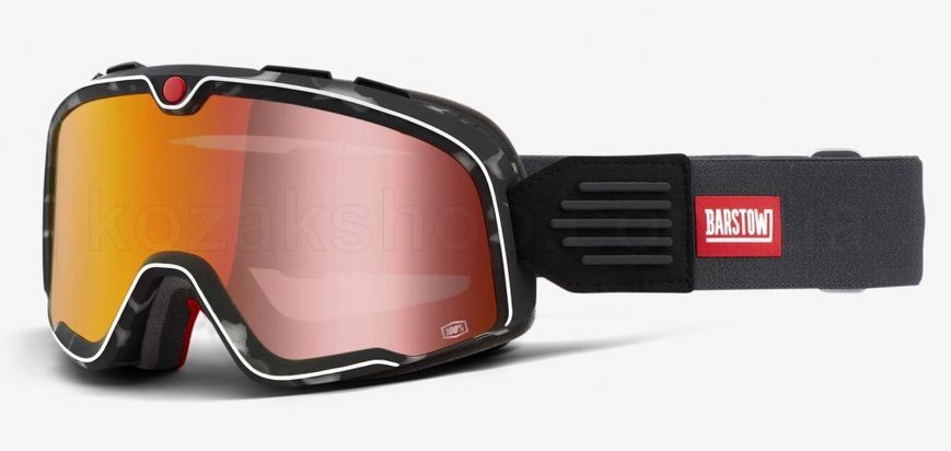 Маска 100% BARSTOW Goggle Gasby - Red Mirror Lens