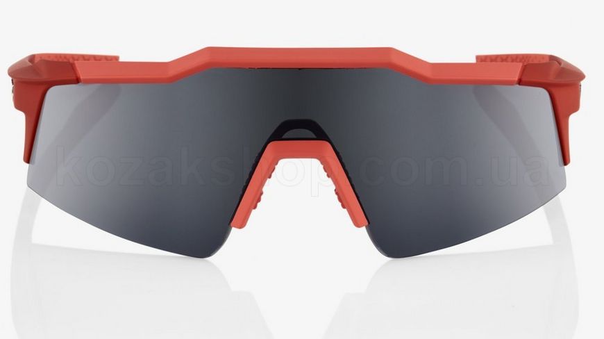 Велосипедные очки Ride 100% SpeedCraft SL - Soft Tact Coral - Smoke Lens, Colored Lens