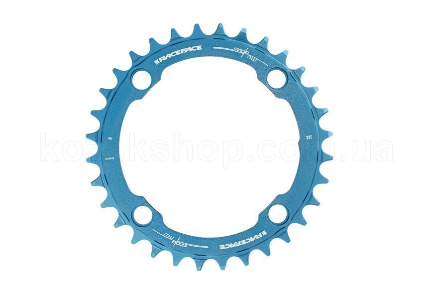 Зірка RaceFace NarrowWide 104 BCD, 36t, Blue, 10-12S