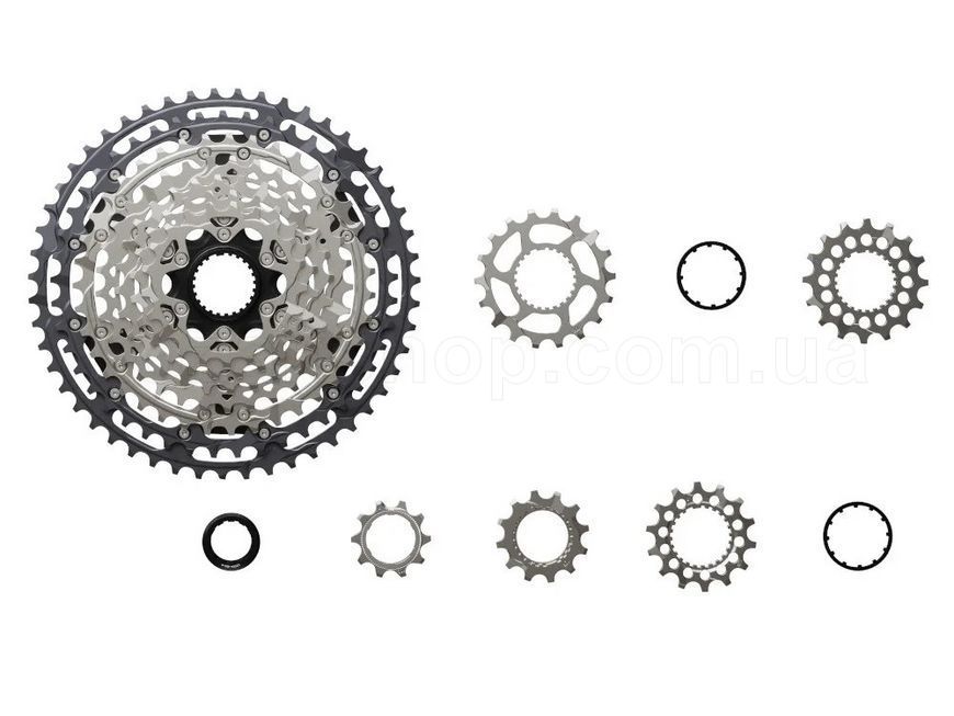 Касета Shimano Deore XT/GRX CS-M8200-12 10-51T, 12 Speed, Micro Spline
