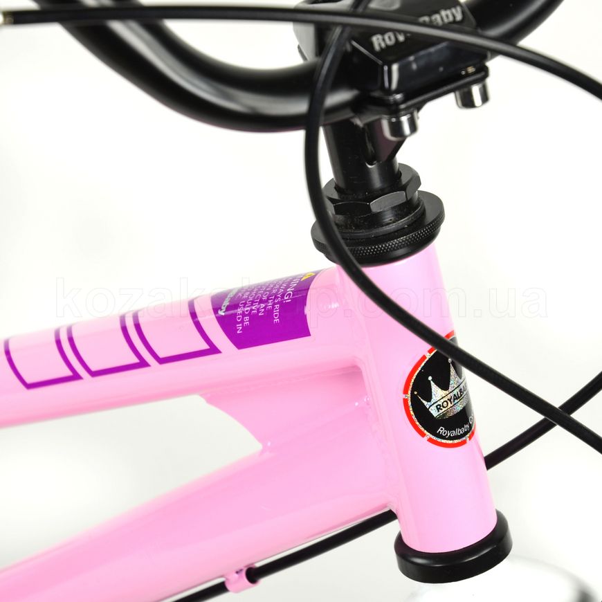Дитячий велосипед RoyalBaby FREESTYLE 16", OFFICIAL UA, рожевий