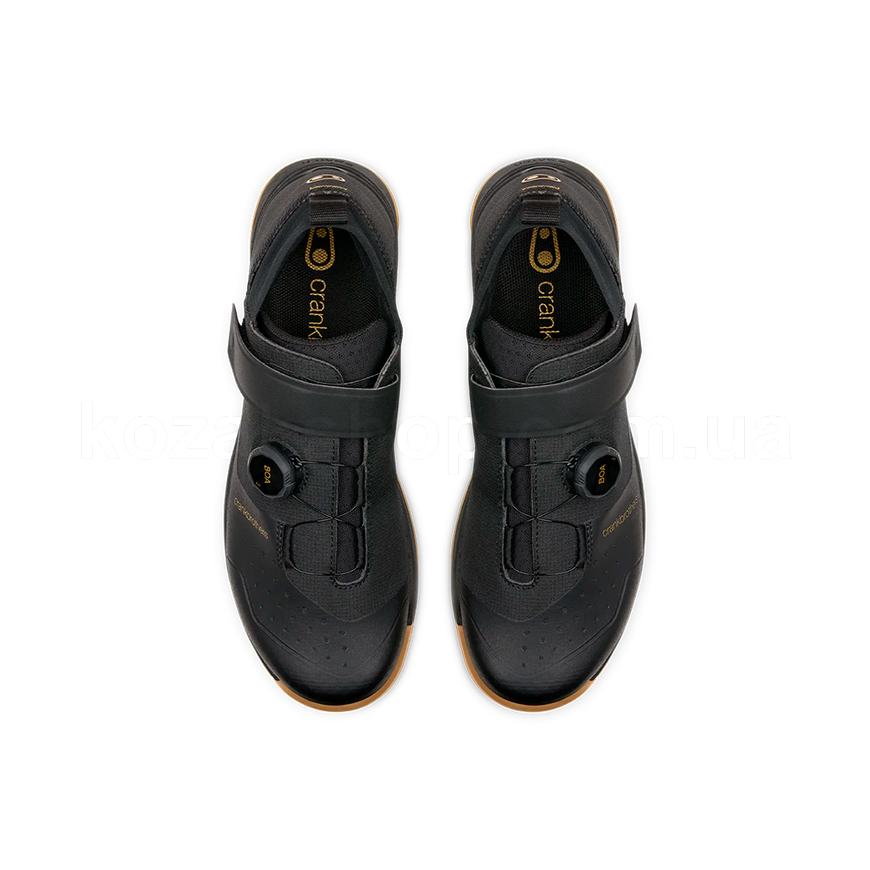Контактная вело обувь CrankBrothers Mallet Trail BOA Clip-In [BLACK / GOLD - GUM OUTSOLE] - US 10.0
