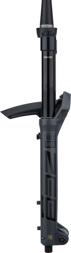 Вилка RockShox ZEB Ultimate CHARGER 3.1 RC2 - Crown 29" Boost&trade; 15x110 160mm Grey Alum Str Tpr Sm CrownOD 44offset Debonair (Inc. Bolt on Fender,2 Btm Tokens, Star nut, Maxle Stealth) A3