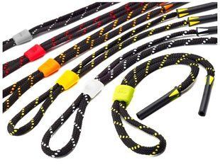 Шнурок Julbo H57A887 Viscose 5.5mm cords with adjustment blocker (red, green, yellow, white) 12шт