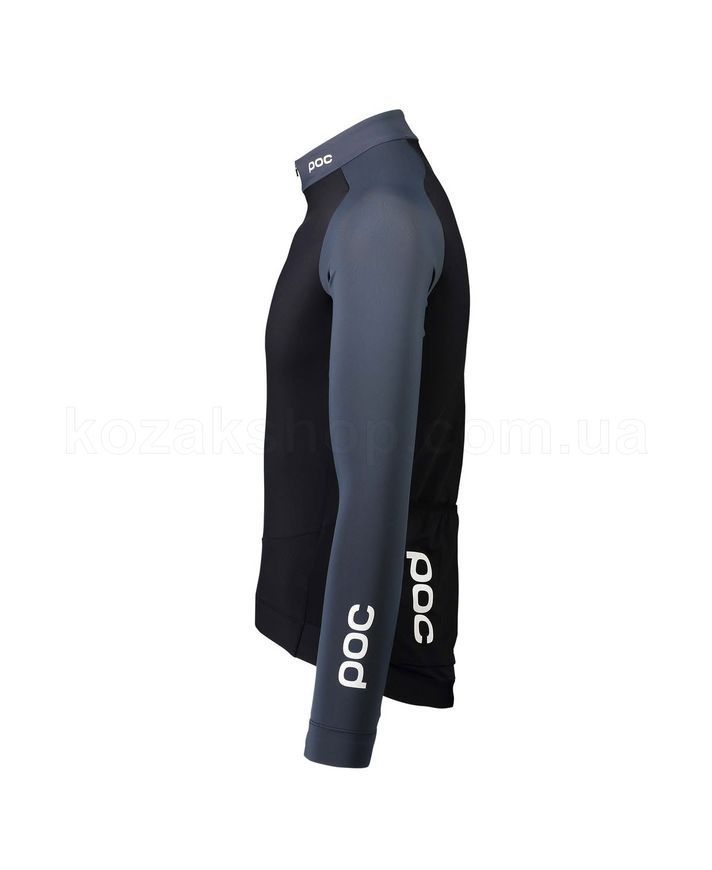 Джерси POC Essential Road Mid LS Jersey (Uranium Black/Sylvanite Grey, S)