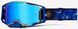 Маска 100% ARMEGA Goggle [Bruni Signature], Mirror Blue Lens