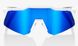 Велосипедные очки Ride 100% SpeedCraft XS - Matte White - Blue Multilayer Mirror Lens, Mirror Lens