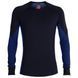 Термокофта Icebreaker 260 Zone LS Crewe MEN MIDNIGHT [NAVY] -/ROYAL NAVY S