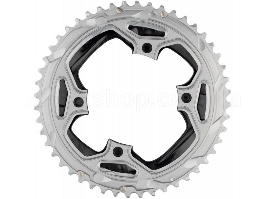 Зірка SRAM AXS Double Asymmetric 46T 107BCD 2X12 FORCE POLAR GREY WITH COVER PLATE