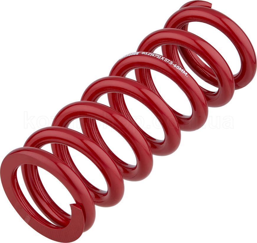Пружина RockShox, Metric Coil, Length 151MM, Travel (57.5-65MM), 325 LB, Electric Red